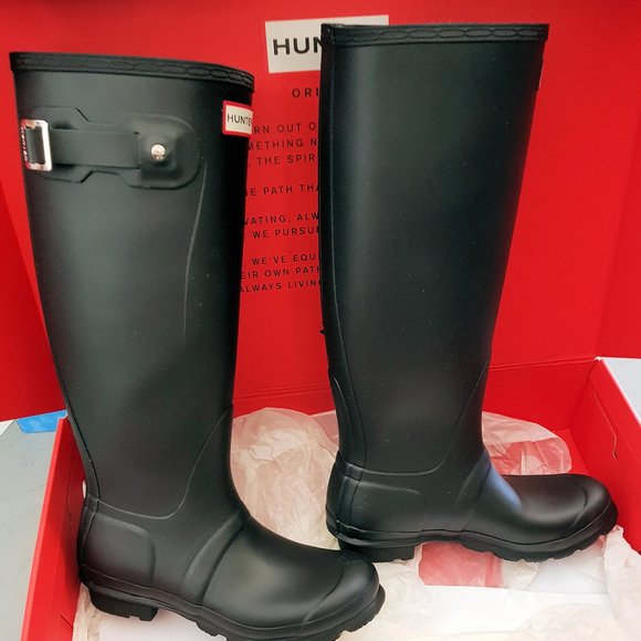Hunter Shoes Hunter Boot Original Tall Rain Boots Waterproof Matte